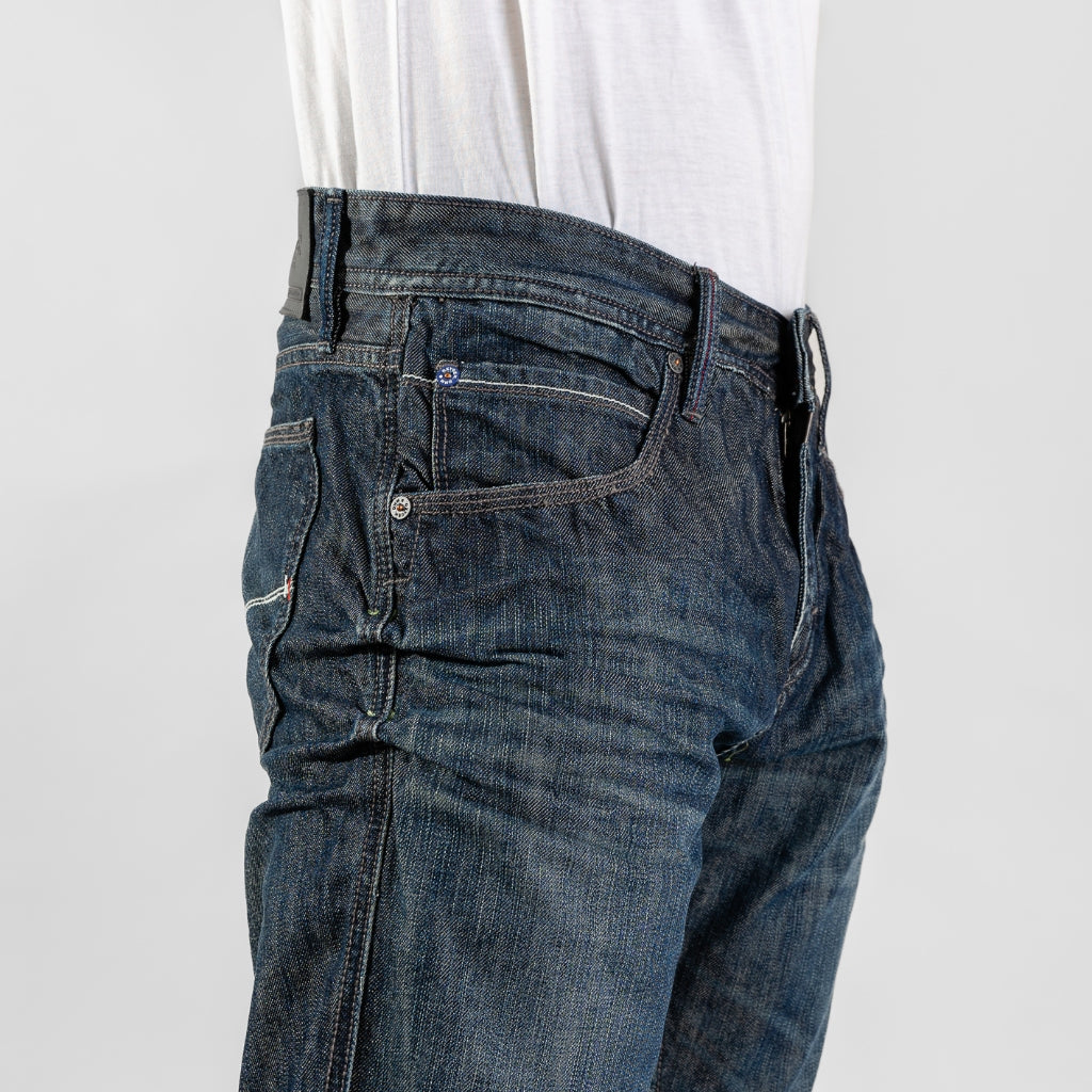 Oxygen Denim 705NS Prime CF Straight Fit Non Stretch Jeans - Dark Blue (0201)