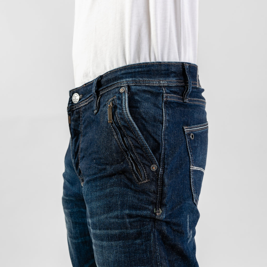 Oxygen Denim 706S Evolve Wanderlust Slim Fit Stretch Jeans - Dark Blue (5335)