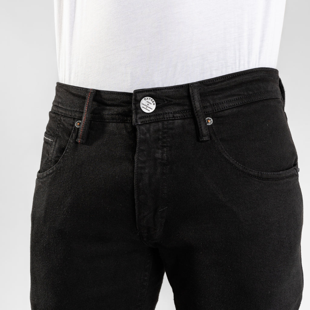 Oxygen Denim 702S Prime CF Skinny Jeans Stretch - Black (0312)