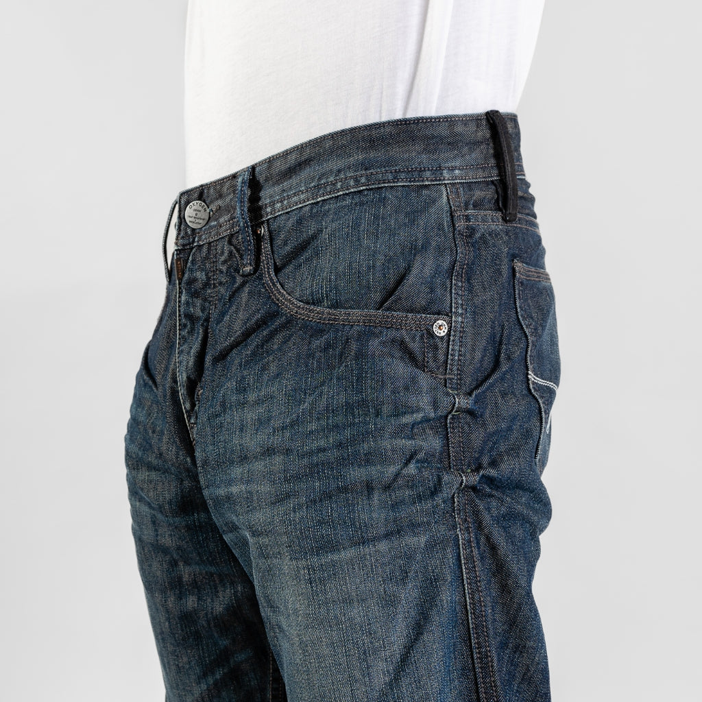 Oxygen Denim 705NS Prime CF Straight Fit Non Stretch Jeans - Dark Blue (0201)