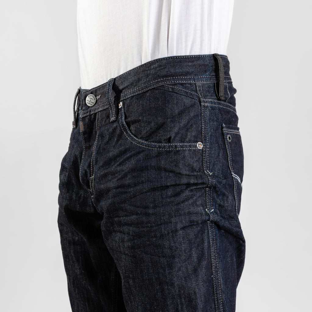 Oxygen Denim 703NS Prime CF Tappered Fit Non Stretch Jeans - Garment Wrinkle (0110)