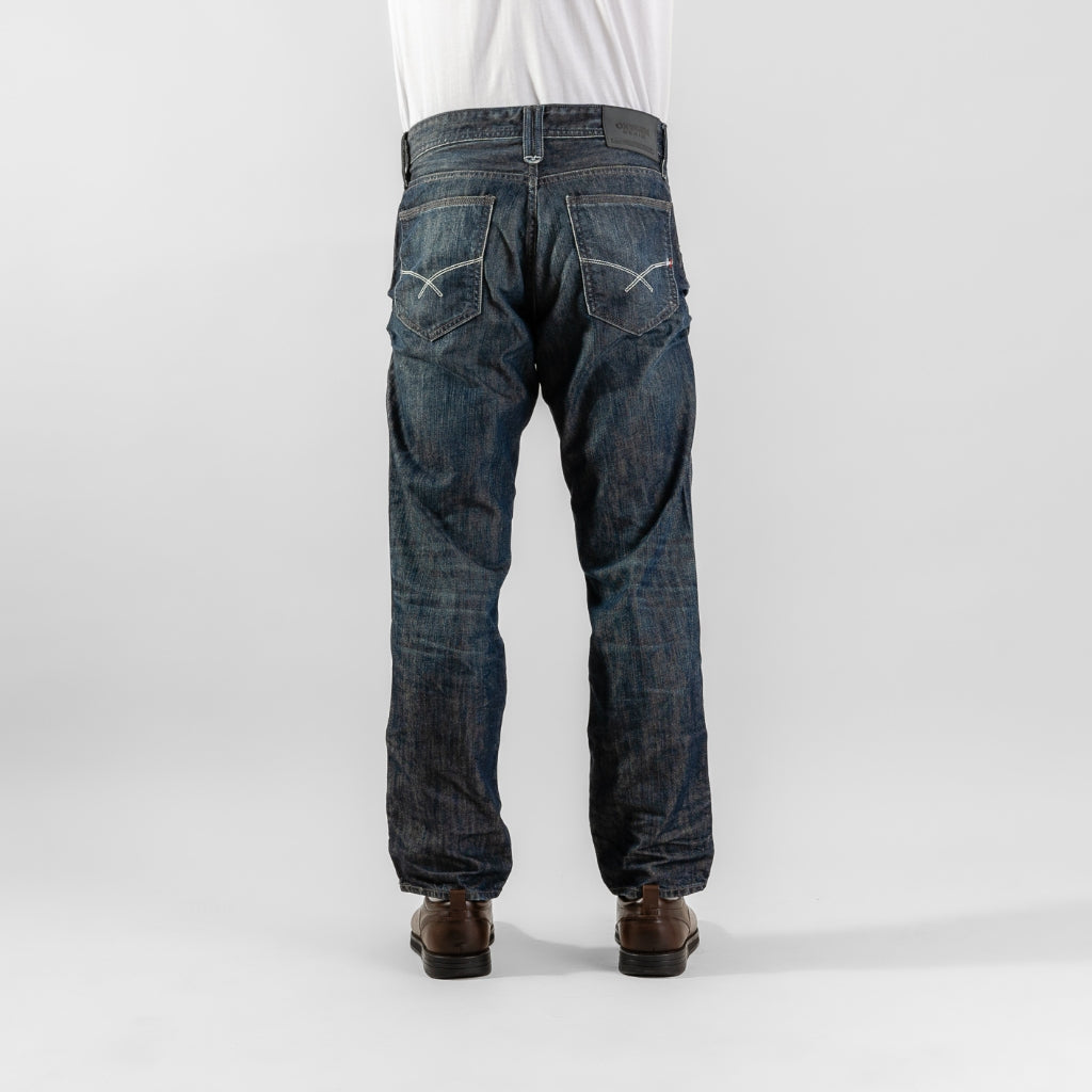 Oxygen Denim 705NS Prime CF Straight Fit Non Stretch Jeans - Dark Blue (0201)