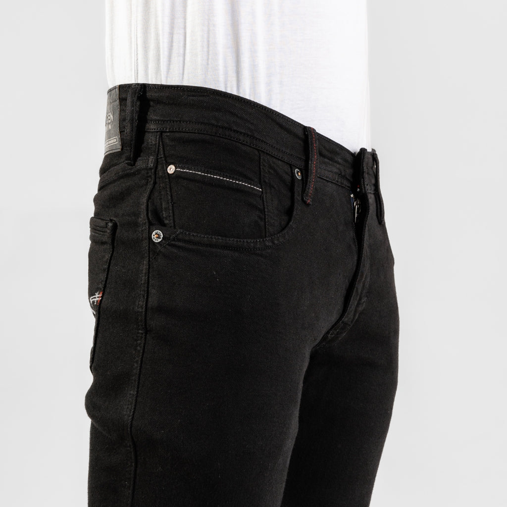Oxygen Denim 702S Prime CF Skinny Jeans Stretch - Black (0312)