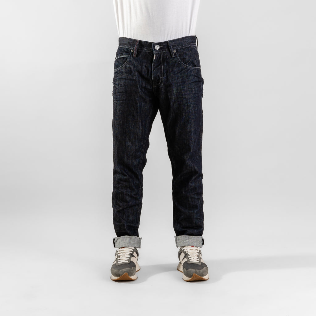Oxygen Denim 703NS Prime CF Tappered Fit Non Stretch Jeans - Garment Wrinkle (0110)