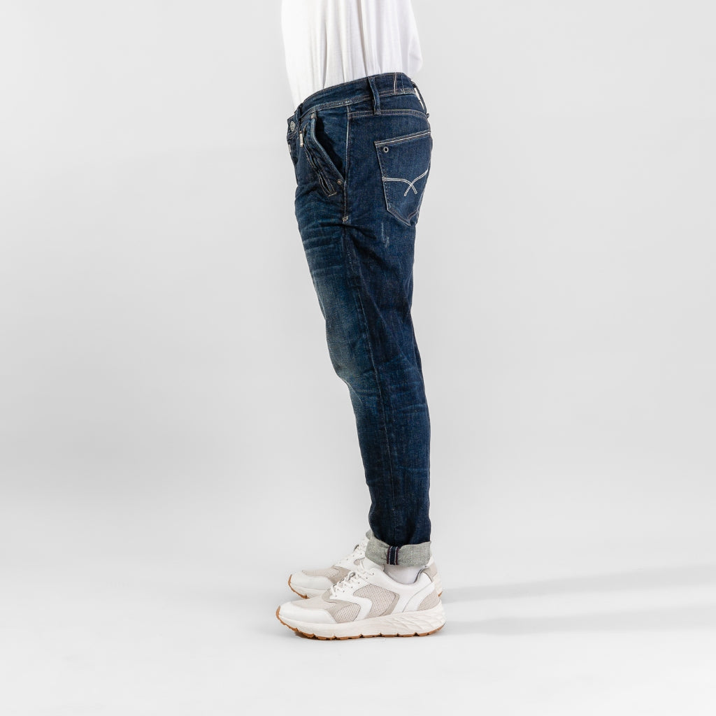 Oxygen Denim 706S Evolve Wanderlust Slim Fit Stretch Jeans - Dark Blue (5335)