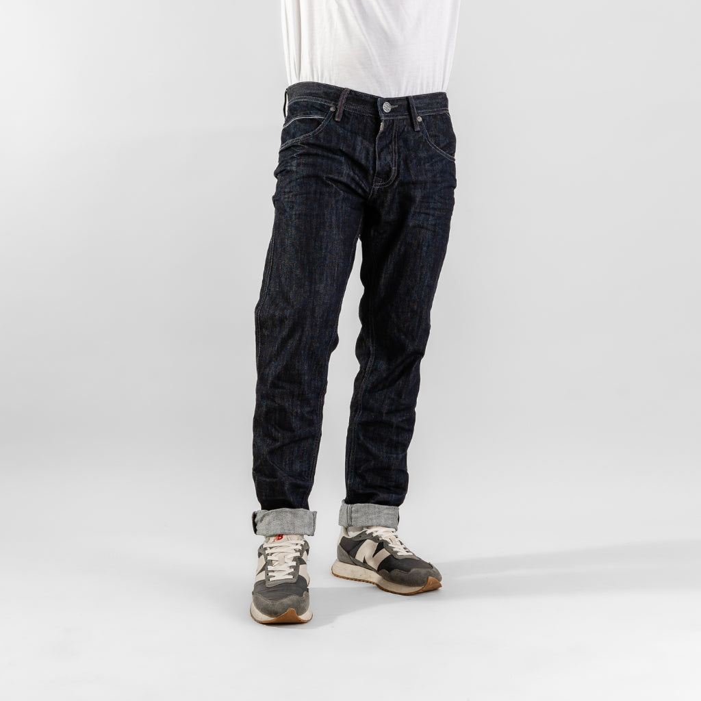 Oxygen Denim 703NS Prime CF Tappered Fit Non Stretch Jeans - Garment Wrinkle (0110)