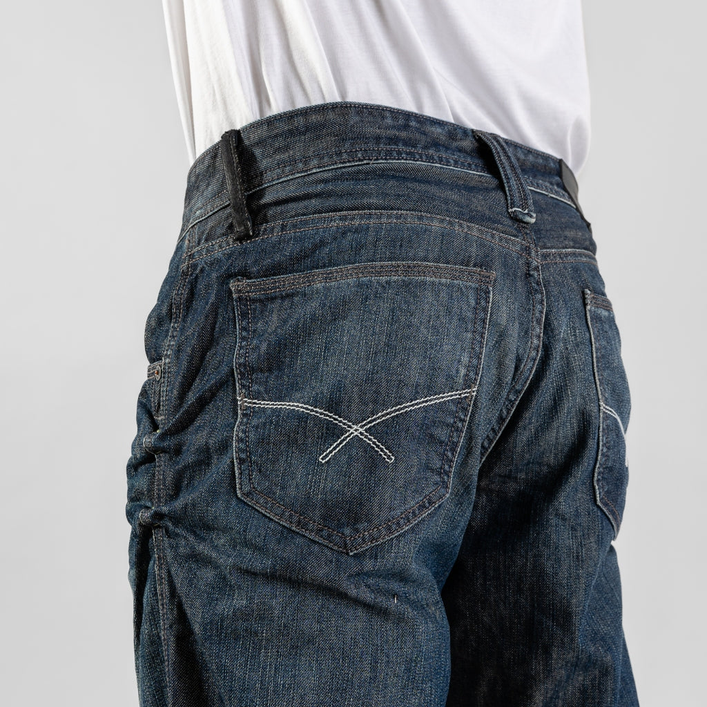 Oxygen Denim 705NS Prime CF Straight Fit Non Stretch Jeans - Dark Blue (0201)