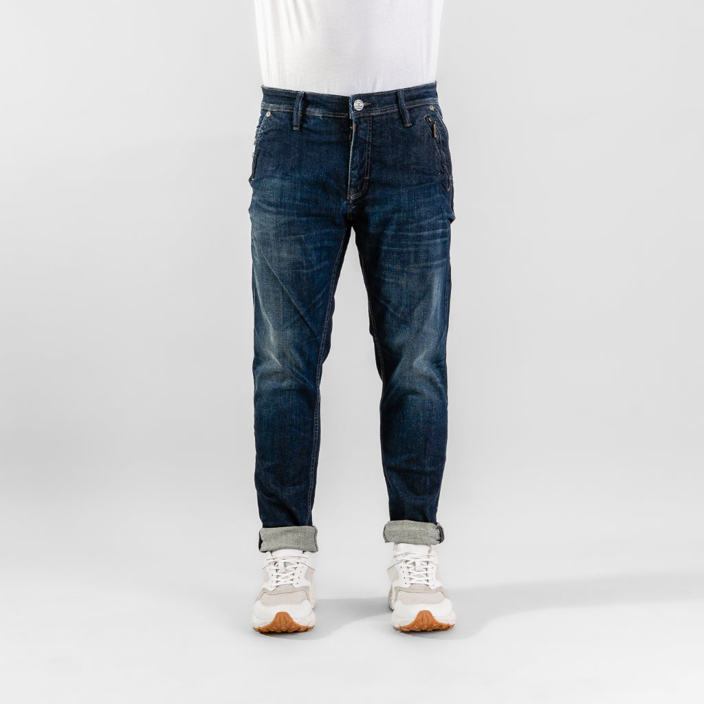 Oxygen Denim 706S Evolve Wanderlust Slim Fit Stretch Jeans - Dark Blue (5335)