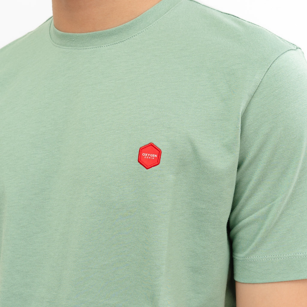 Oxygen Denim Prime Basic T-shirt -  Granite Green (0275)