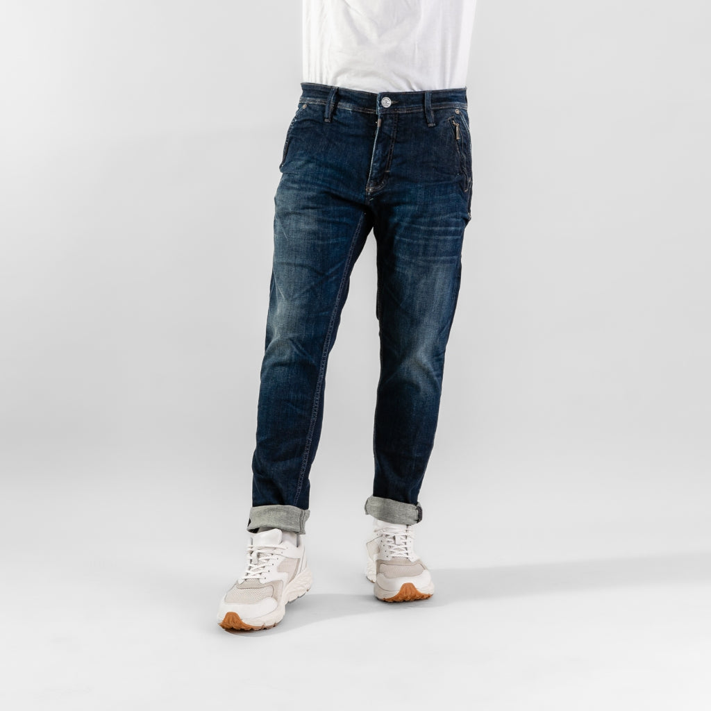 Oxygen Denim 706S Evolve Wanderlust Slim Fit Stretch Jeans - Dark Blue (5335)