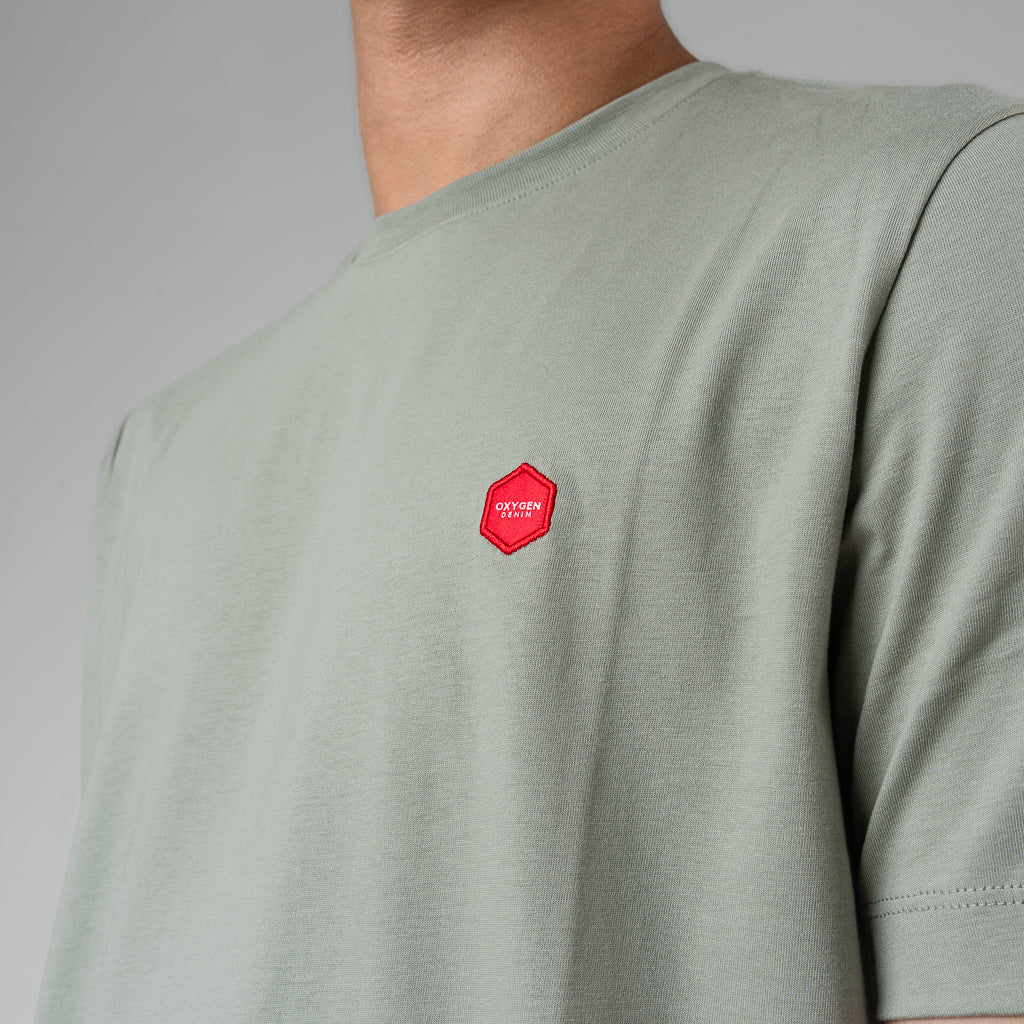 Oxygen Denim T-shirt Basic - Sage