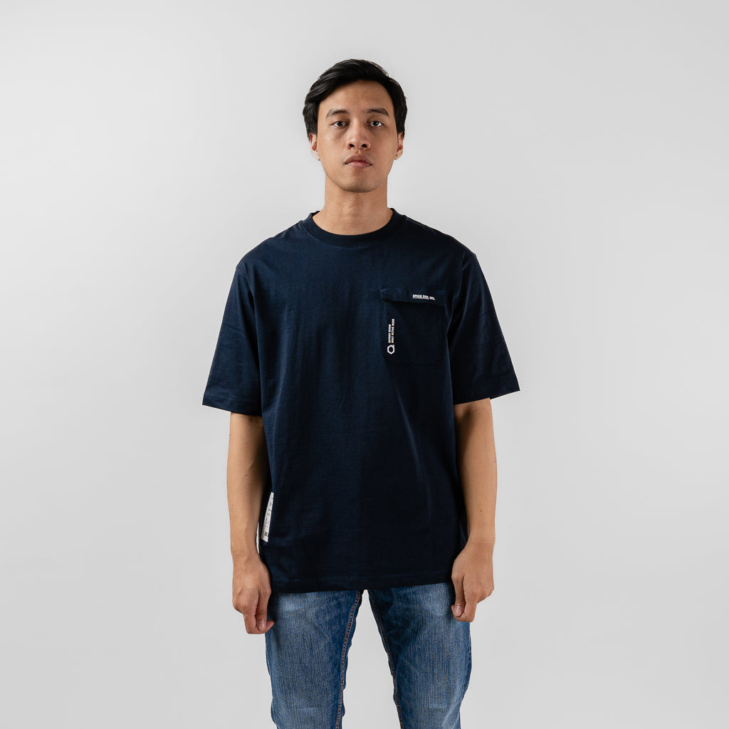 Oxygen Denim Evolve Speed Dial Pokera Boxy Oversized Tee - Navy