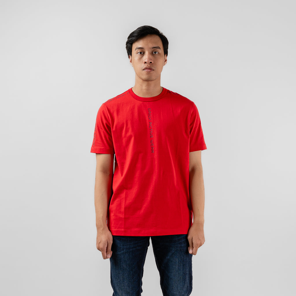 Oxygen Denim Invade Speed Dial Head Line T-Shirt - Red