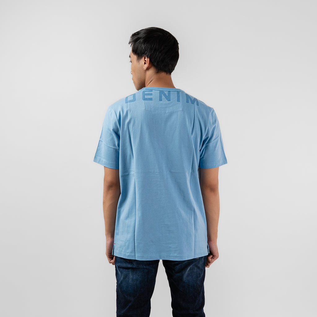 Oxygen Denim Invade Speed Dial Dart Neck T-Shirt - Blue