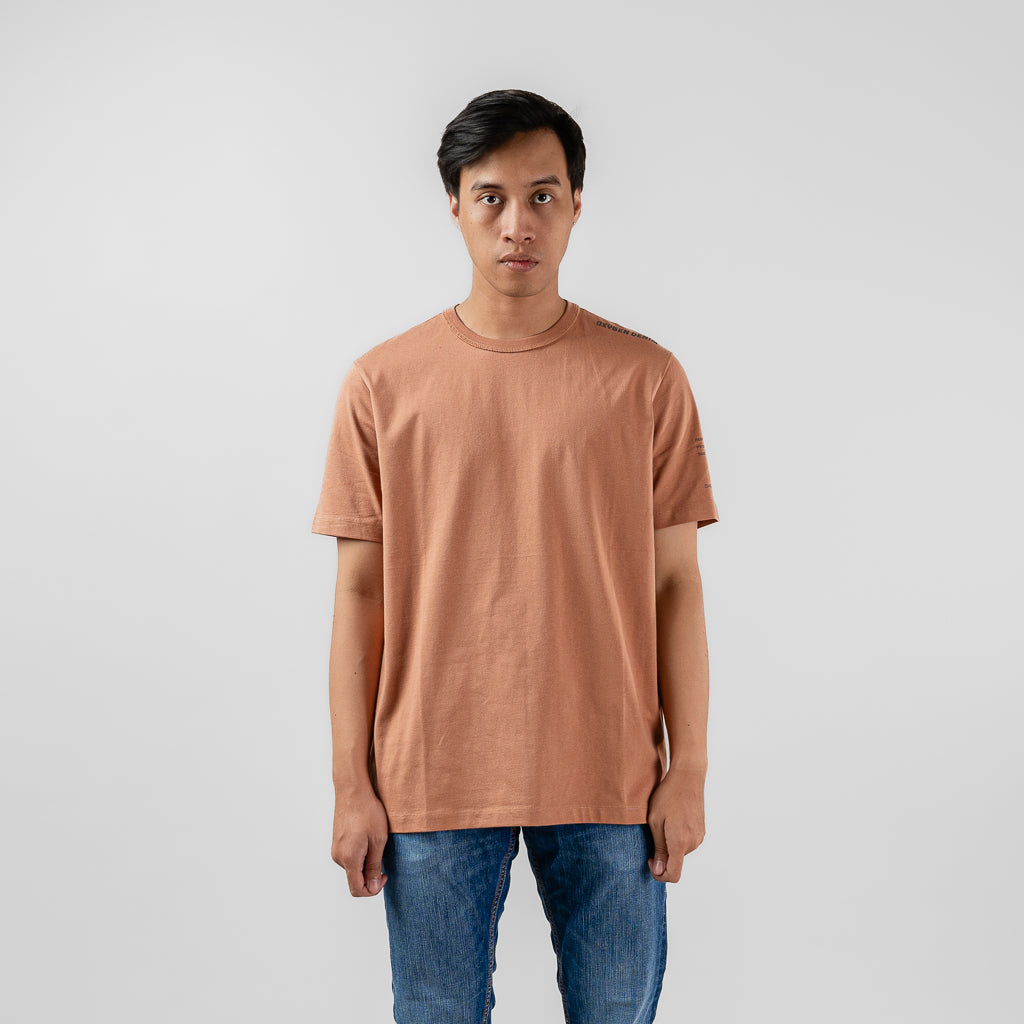 Oxygen Denim Invade Speed Dial Go Arm T-Shirt - Mocca