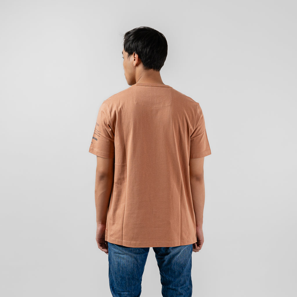 Oxygen Denim Invade Speed Dial Go Arm T-Shirt - Mocca