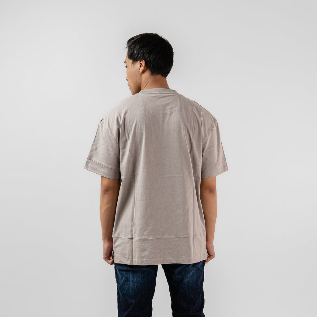 Oxygen Denim Evolve New Legacy Casra Flat Oversized T-shirt - Sustained Grey (1433)