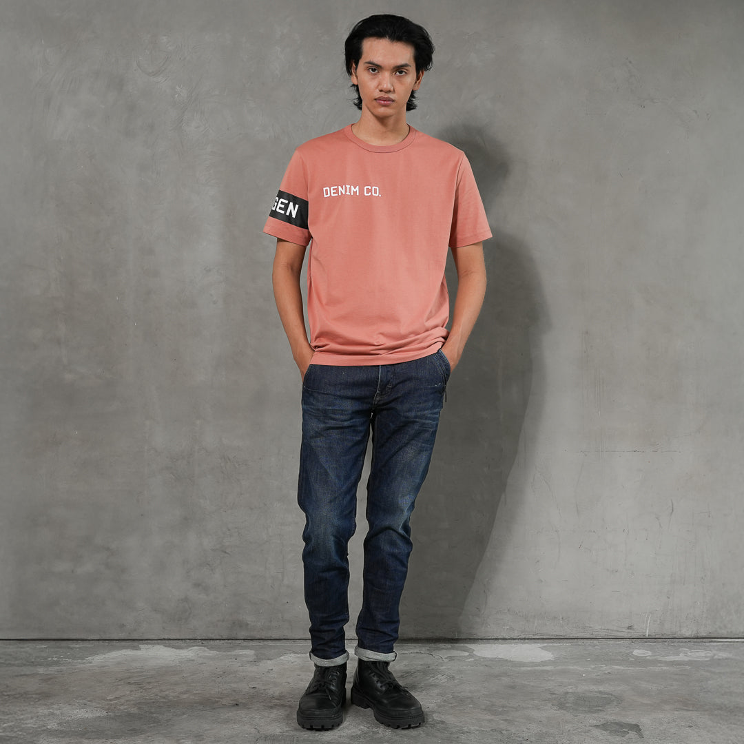 Oxygen Denim Invade Special Relax Fit T-shirt - Teracotta (15077)