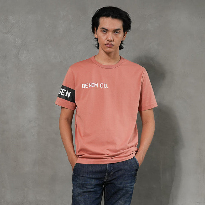 Oxygen Denim Invade Special Relax Fit T-shirt - Teracotta (15077)