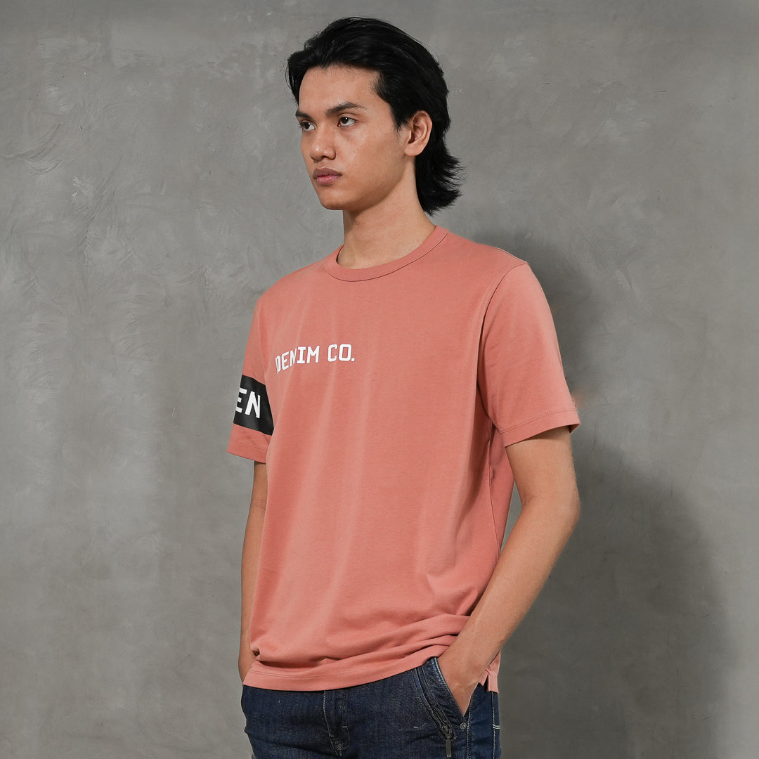 Oxygen Denim Invade Special Relax Fit T-shirt - Teracotta (15077)