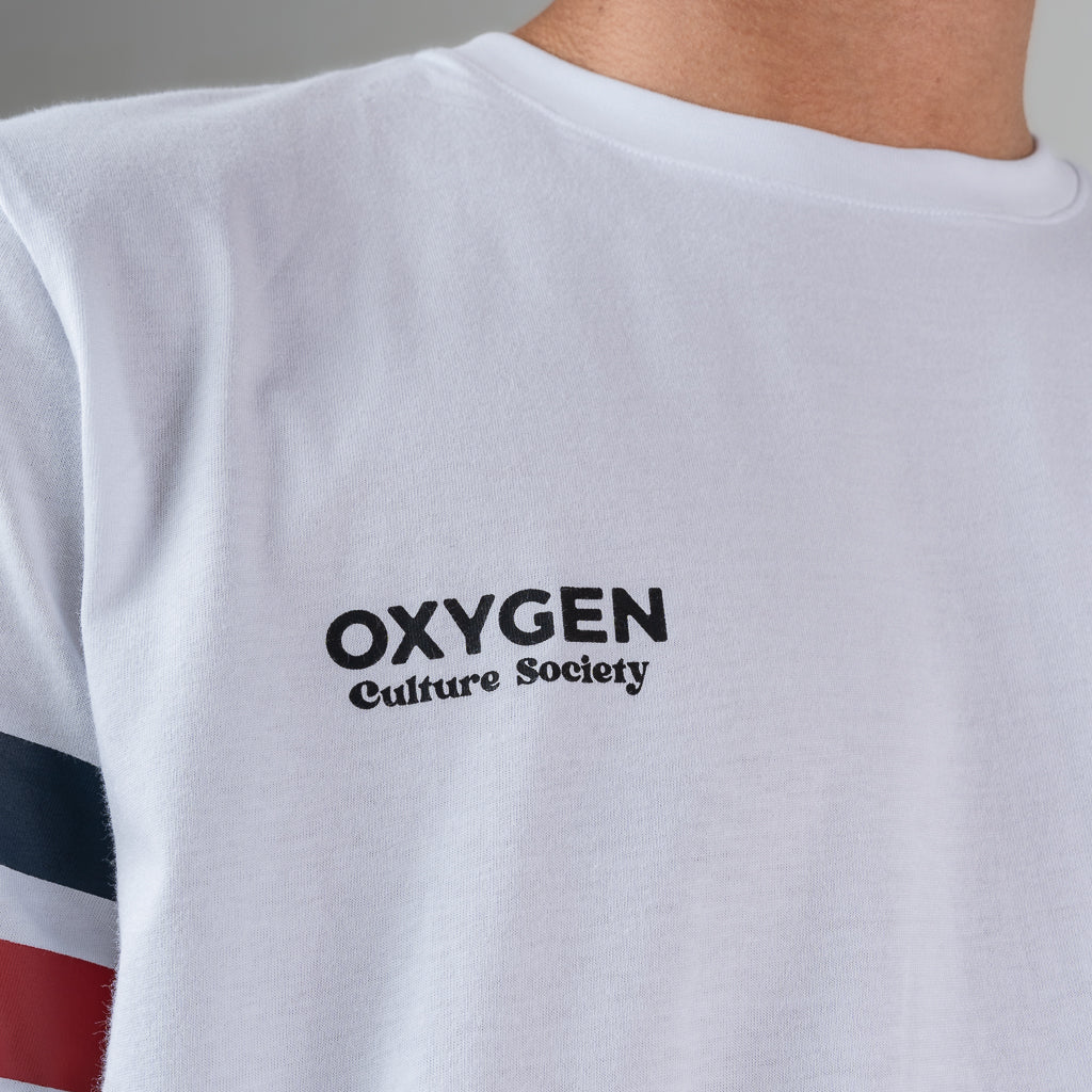Oxygen Denim T-shirt Culture Society - White