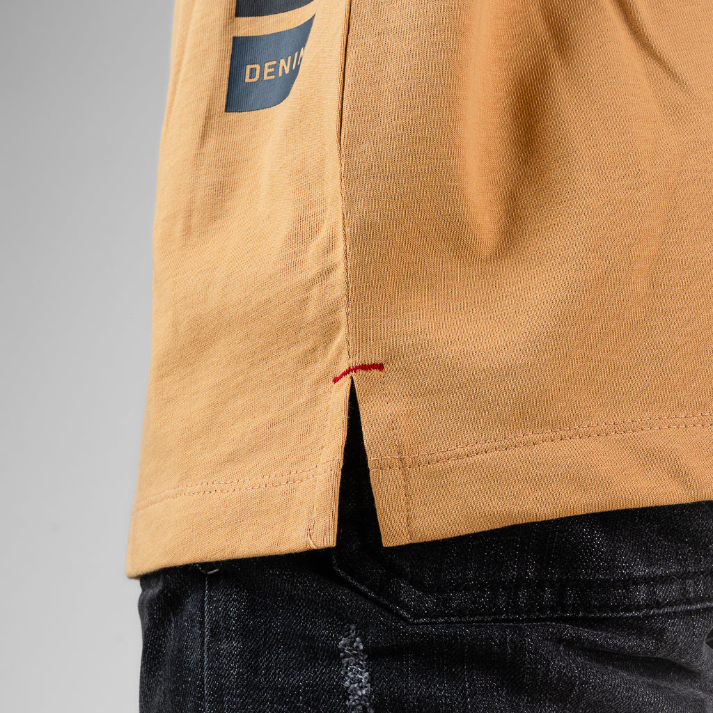 Oxygen Denim T-shirt Invade Arm - Mustard