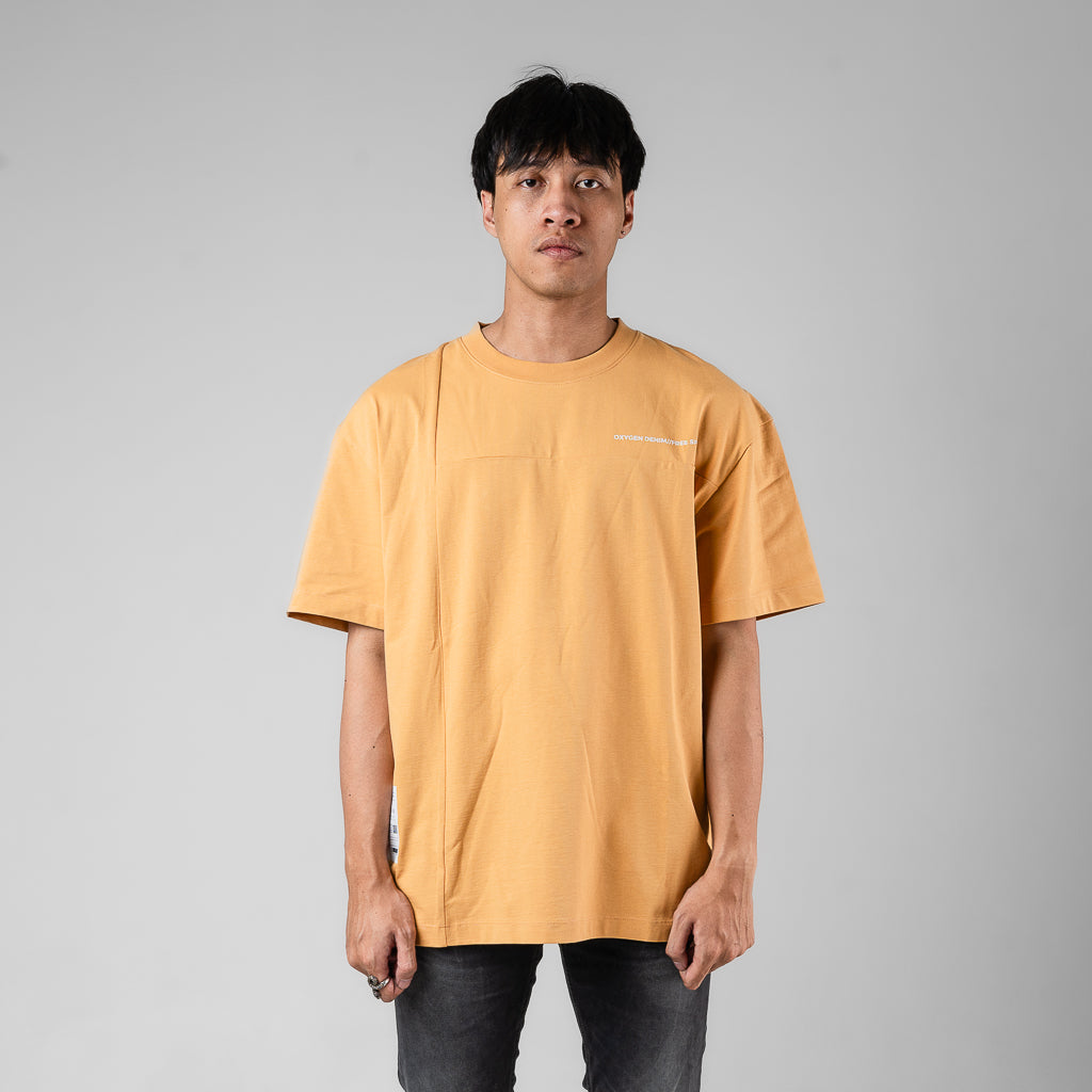 Oxygen Denim Free Spirit Grounder Oversized T-Shirt - Mustard