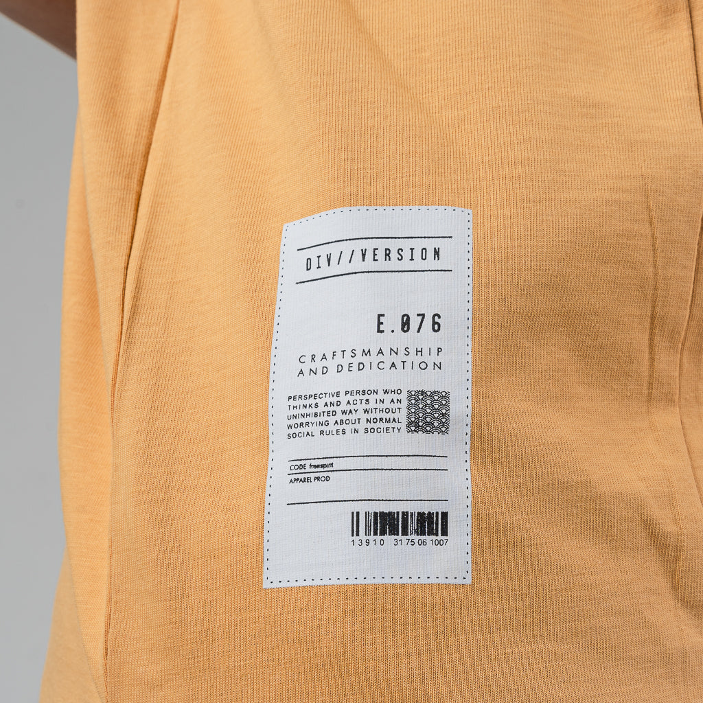 Oxygen Denim Free Spirit Grounder Oversized T-Shirt - Mustard