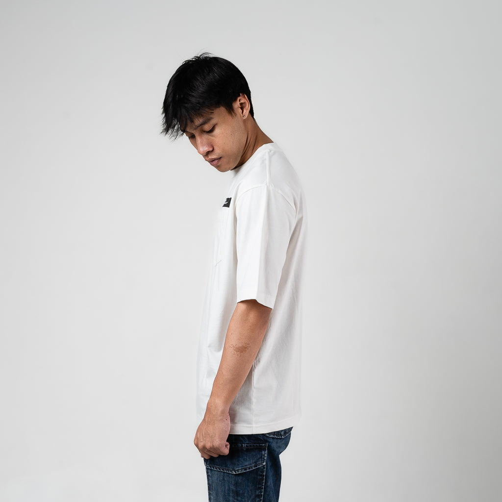 Oxygen Denim Personalized Pocket Oversized T-Shirt - White