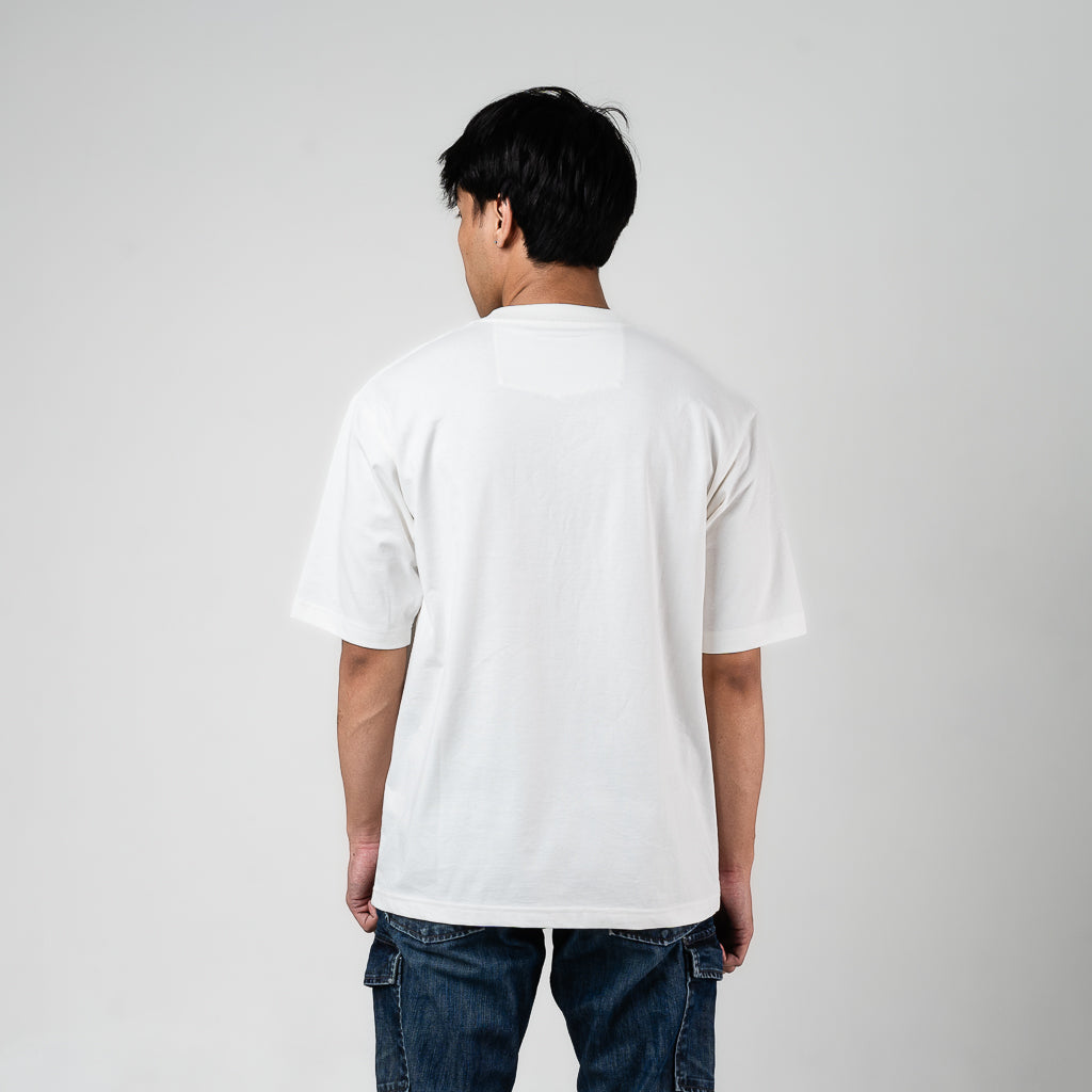 Oxygen Denim Personalized Pocket Oversized T-Shirt - White