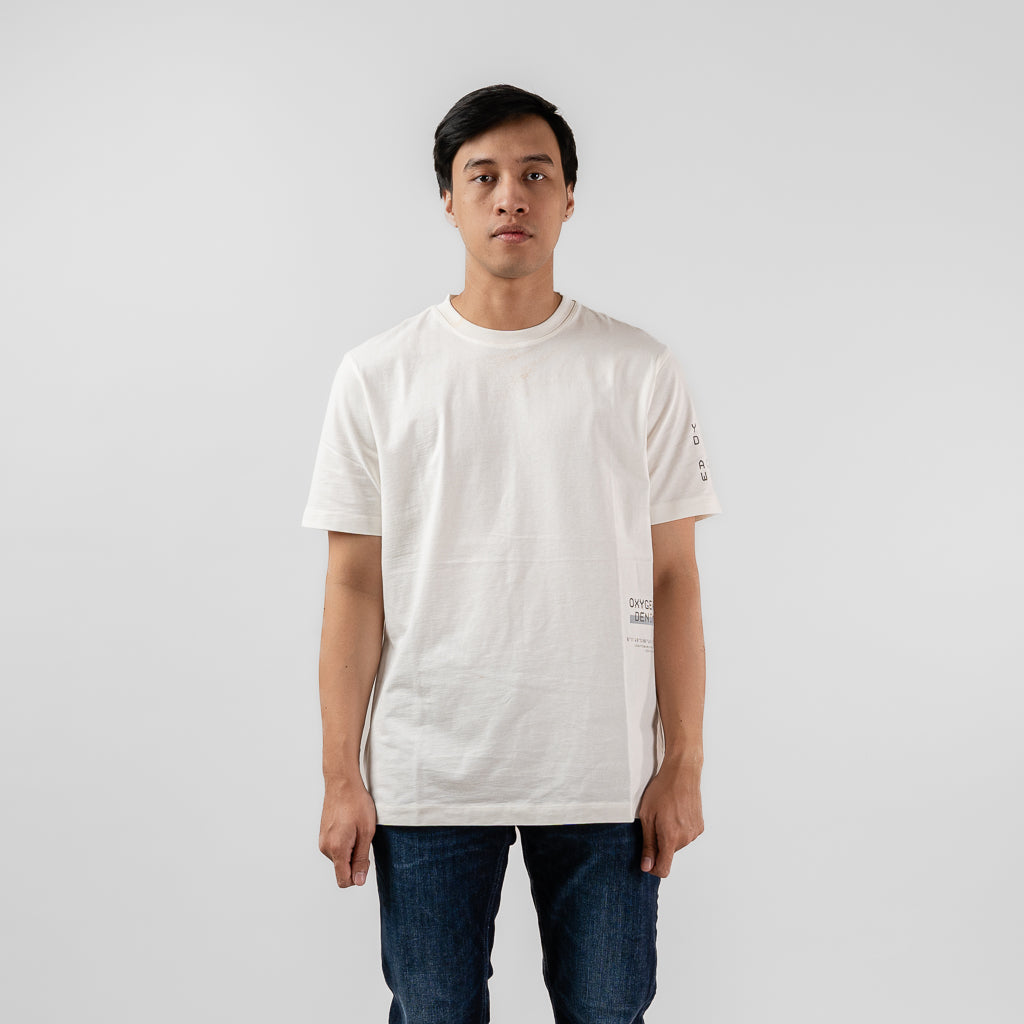 Oxygen Denim Invade Speed Dial Active Hand T-Shirt - White