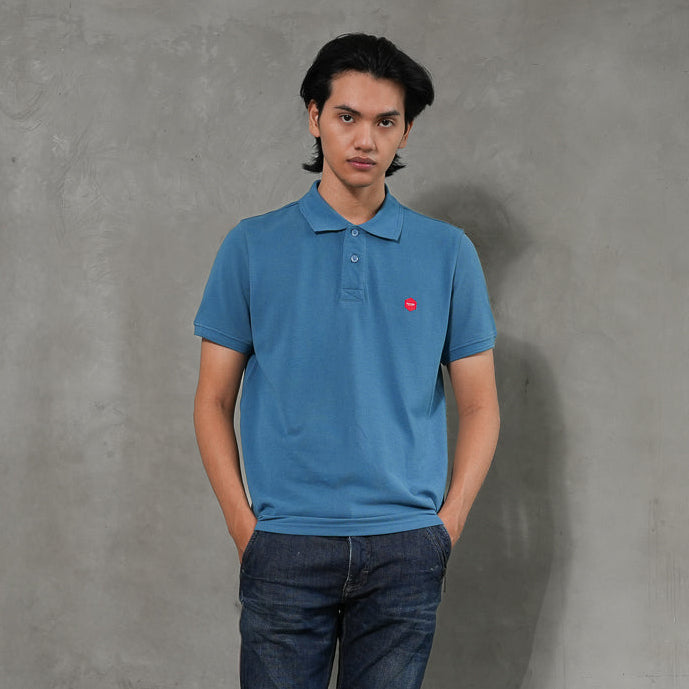 Oxygen Denim Prime B Relax Fit Polo Shirt - Cornet Blue (0114)