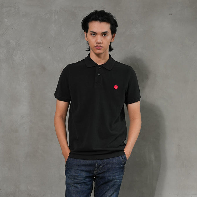 Oxygen Denim Prime B Relax Fit Polo Shirt - Black (0212)