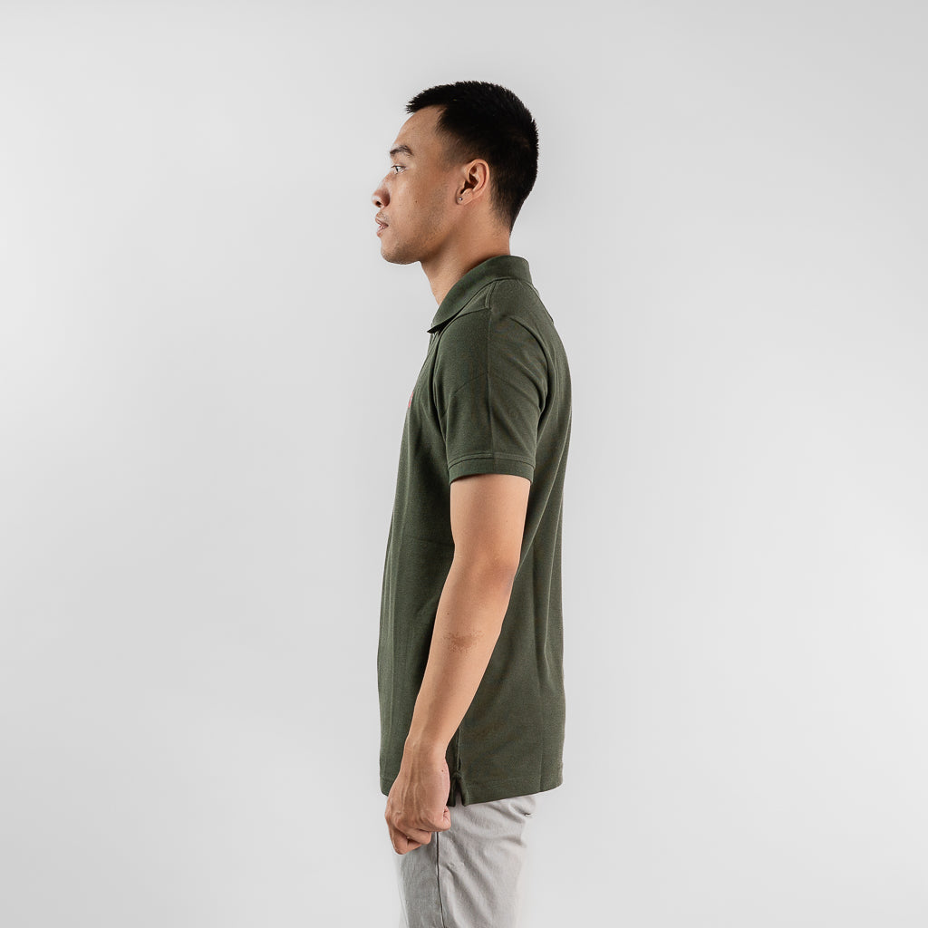 Oxygen Denim Prime B New Legacy Polo Shirt - Army (3617)