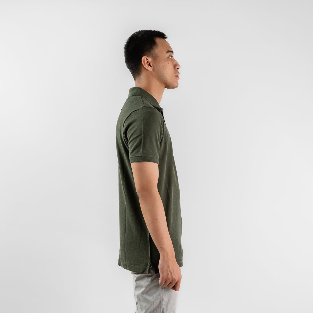 Oxygen Denim Prime B New Legacy Polo Shirt - Army (3617)