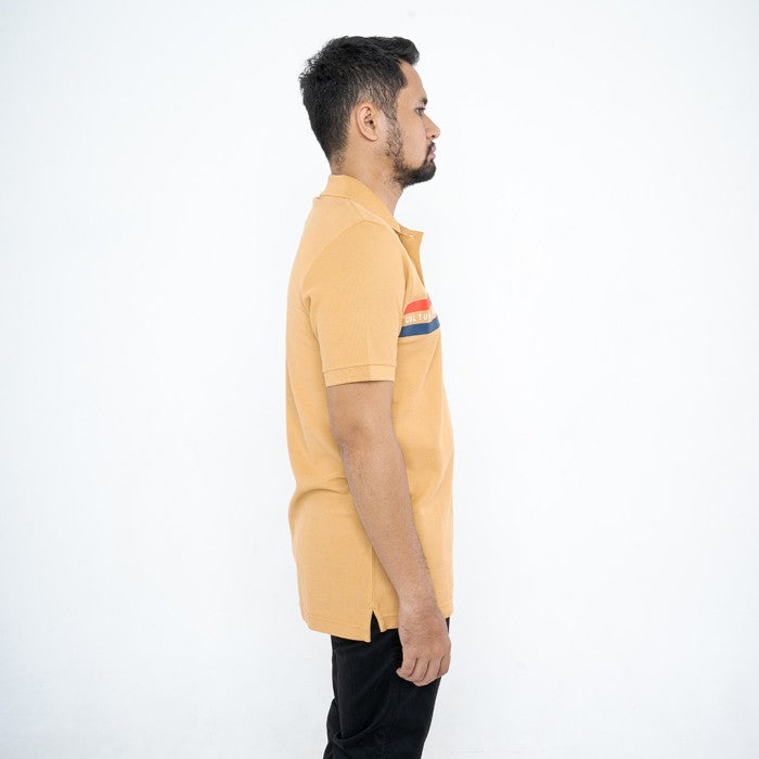 Oxygen Denim Side Culture Polo Shirt - Mustard