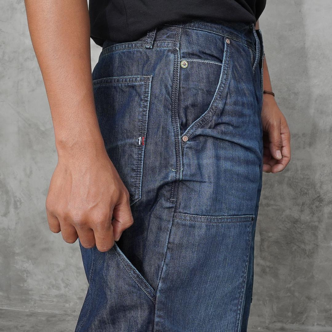 Oxygen Denim Evolve Engineered Loose Short Jeans (801-0101)