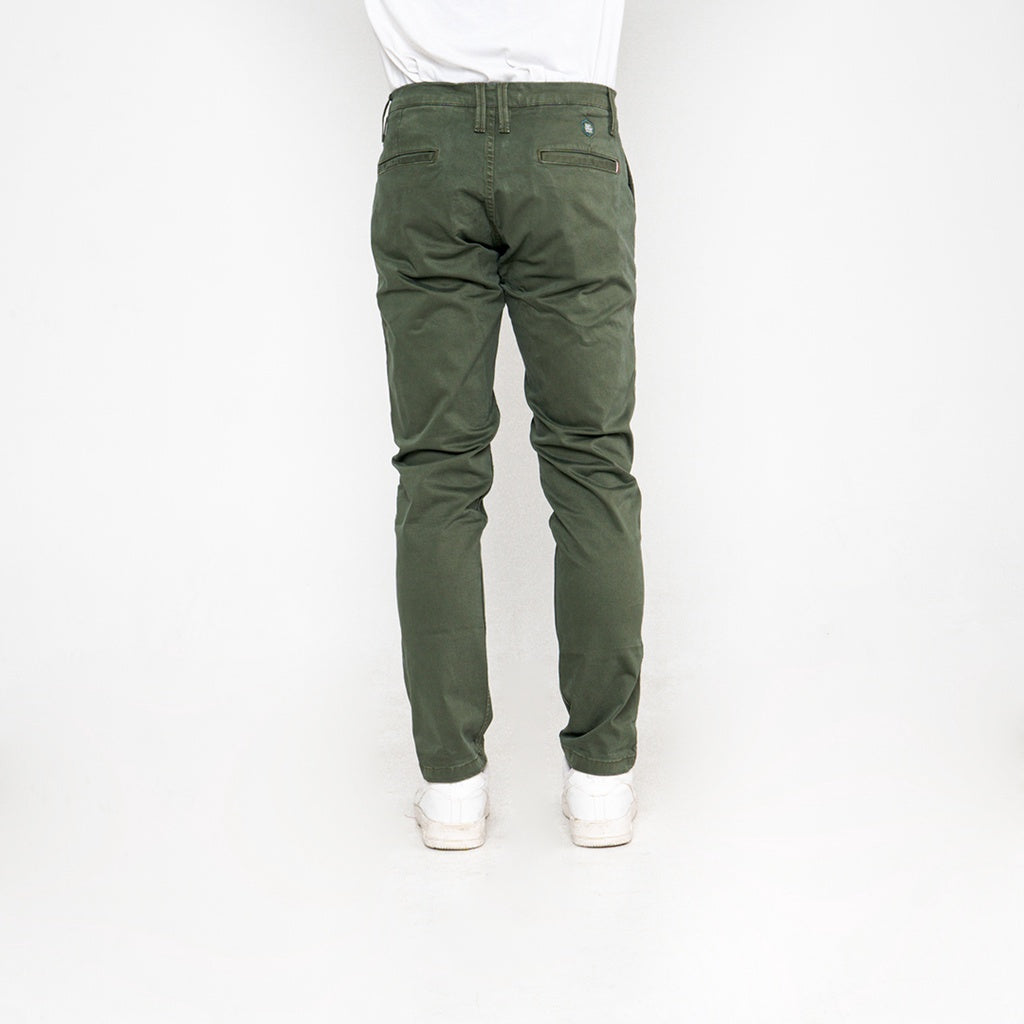 Oxygen Denim Relax Chino Pants - Army