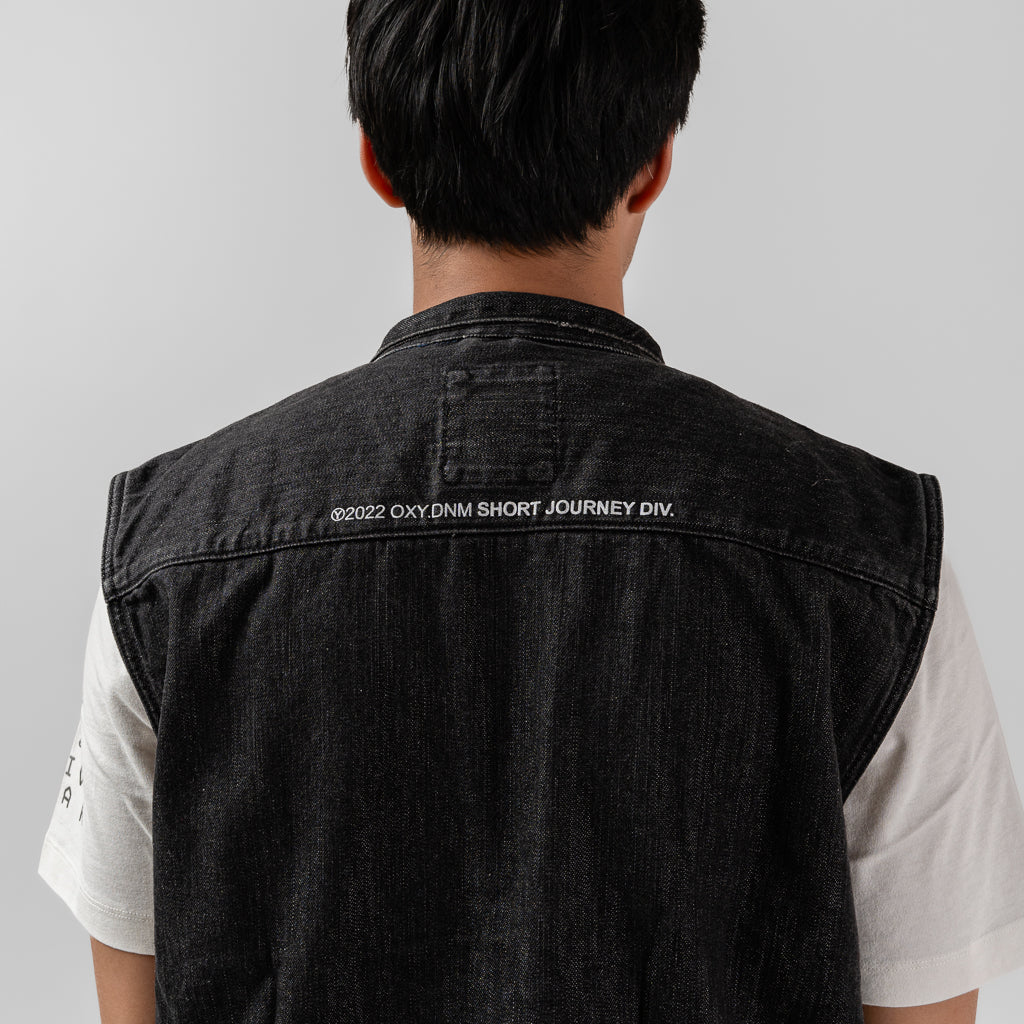 Oxygen Denim 604 Vest Journey - Black 0311