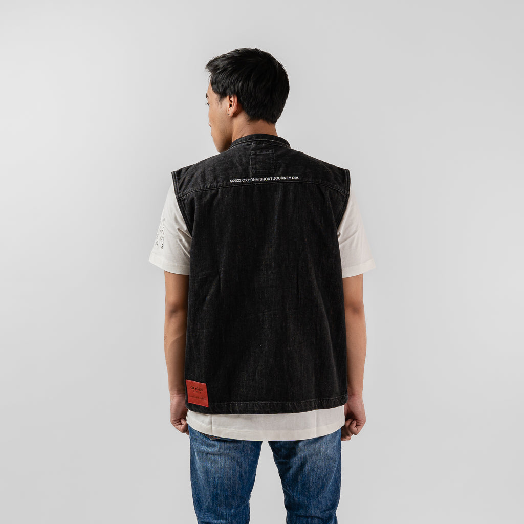 Oxygen Denim 604 Vest Journey - Black 0311