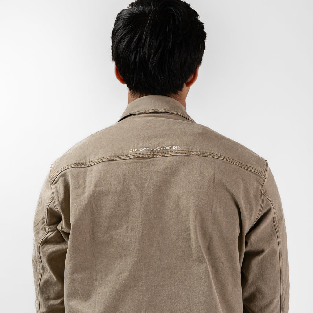 Oxygen Denim 605 Evolve Speed Dial Casmoto Jacket - Khaky (0527)