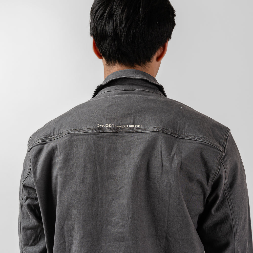 Oxygen Denim 605 Evolve Speed Dial Casmoto Jacket - Grey (0555)