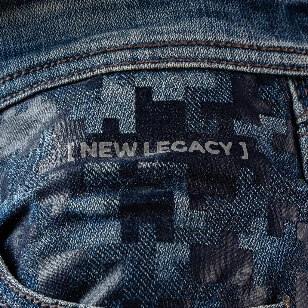 Oxygen Denim 706S Evolve New Legacy Puzzles Slim Fit Stretch Jeans - Medium Blue (3333)