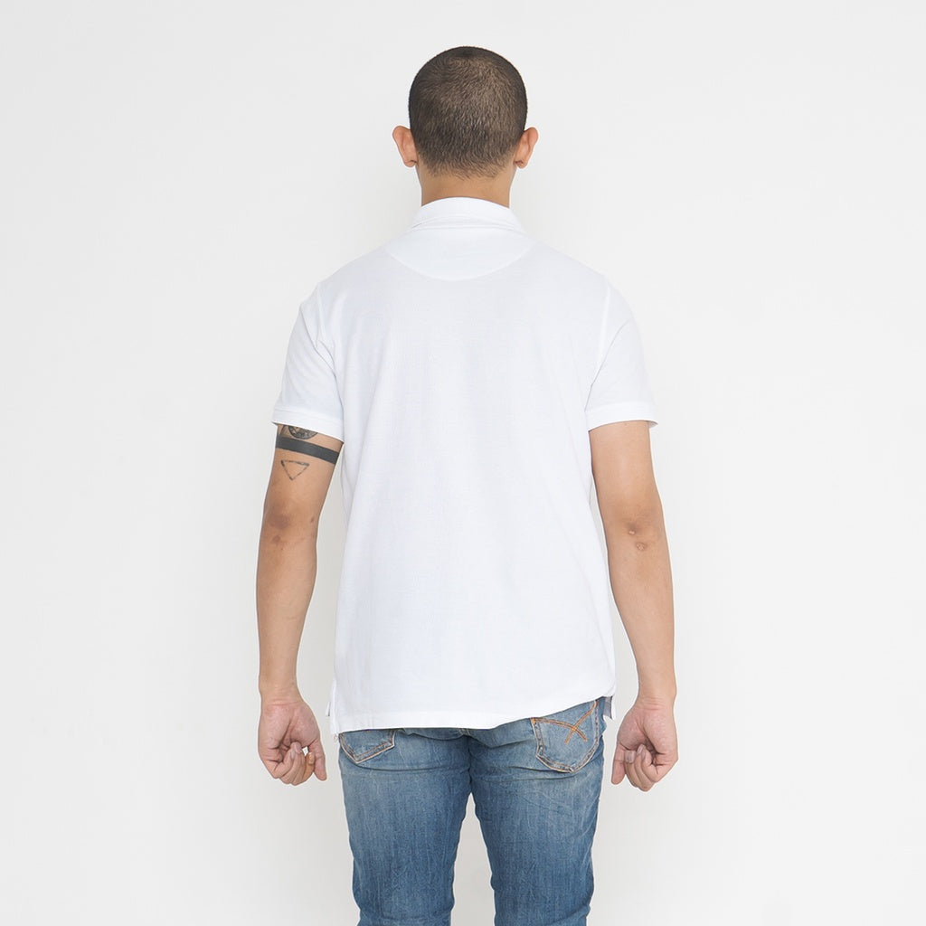 Oxygen Denim Easy Breeze Polo Shirt - White