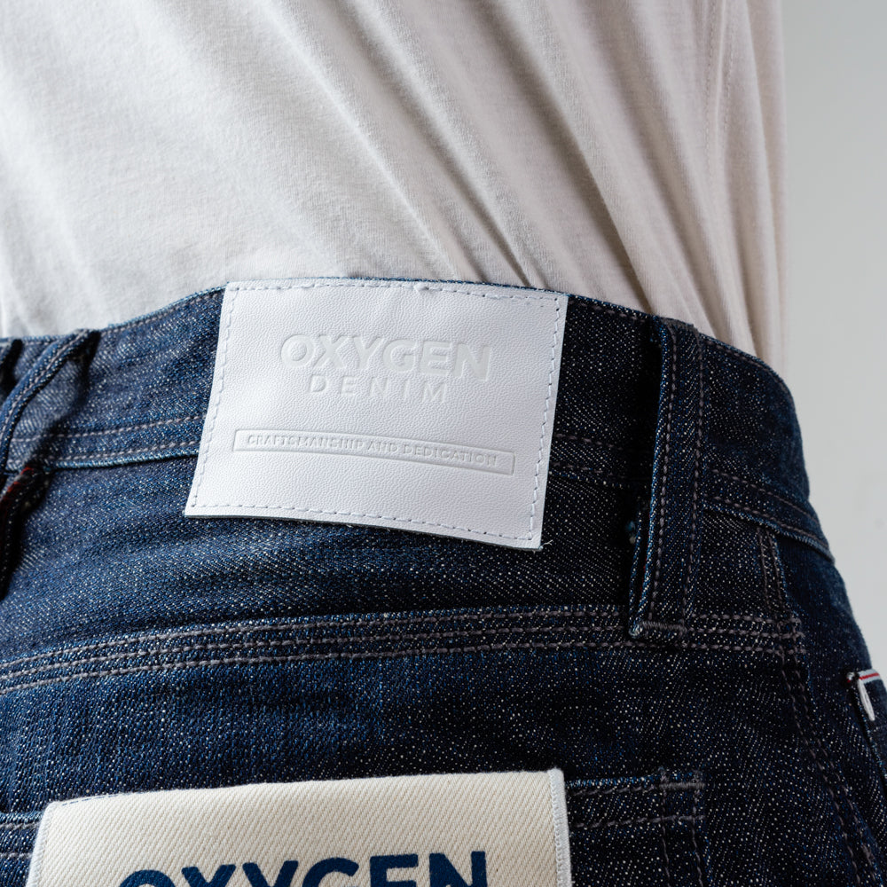 Oxygen Denim 705NS Modern Selvedge Straight Fit Jeans - Dark Indigo