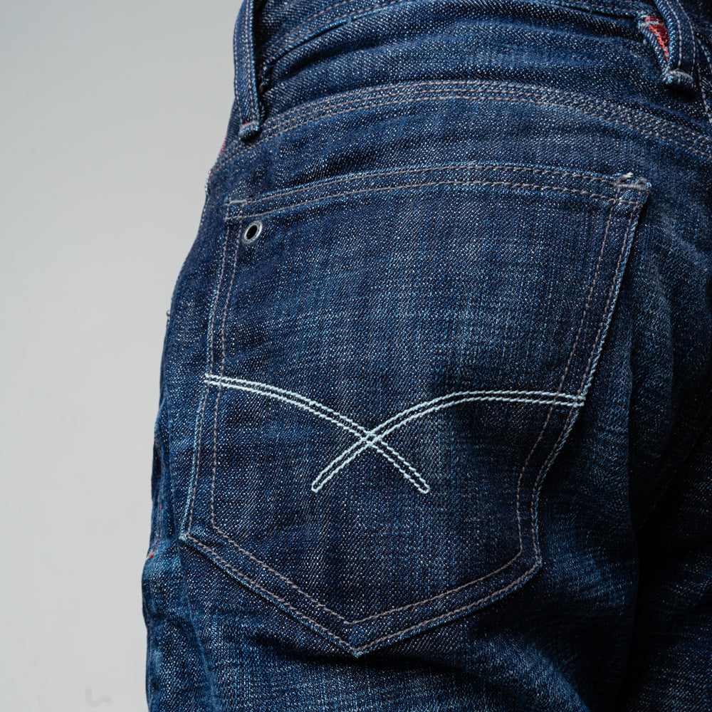 Oxygen Denim 705NS Modern Selvedge Straight Fit Jeans - Dark Indigo