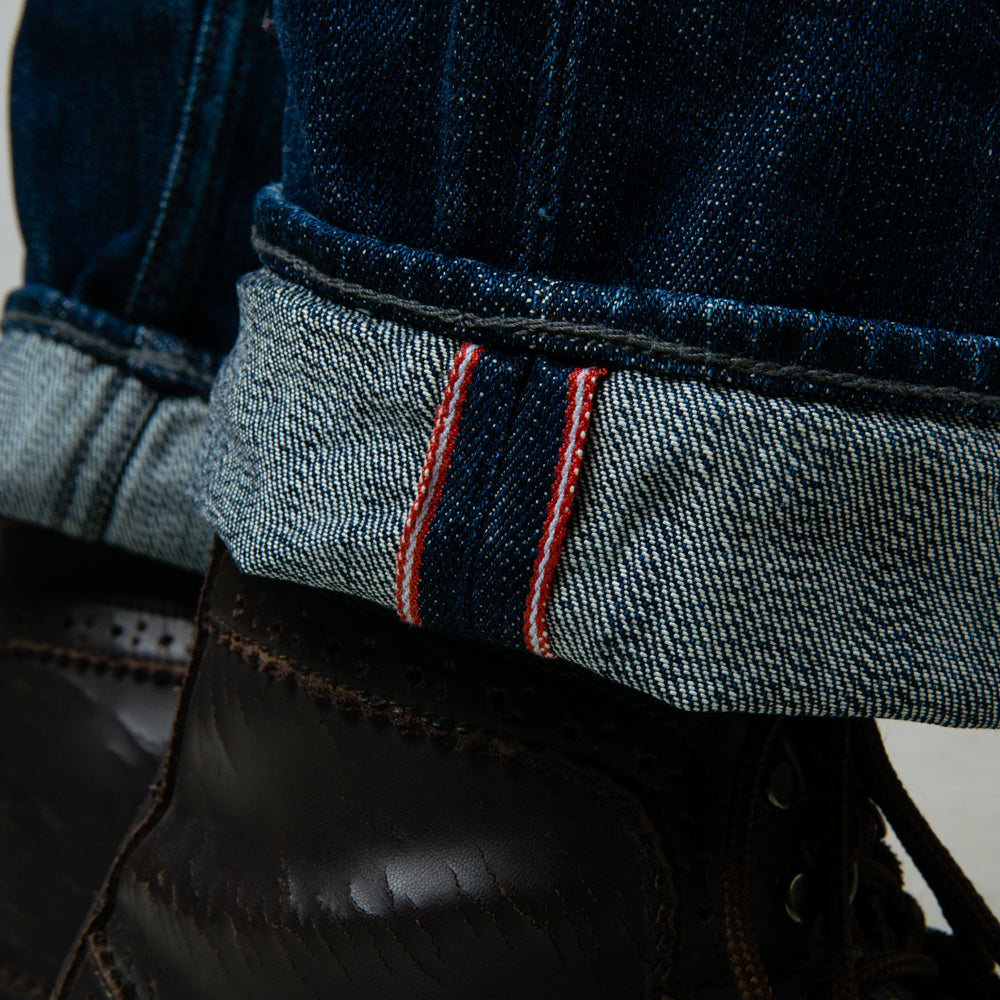 Oxygen Denim 705NS Vintage Selvedge Straight Fit Jeans - Medium Indigo