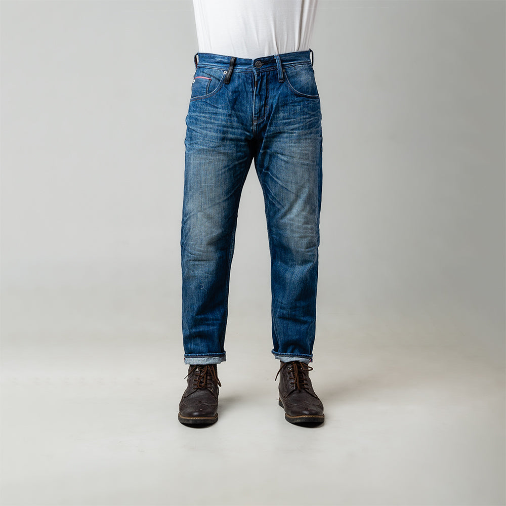 Oxygen Denim 705NS Vintage Selvedge Straight Fit Jeans - Light Indigo