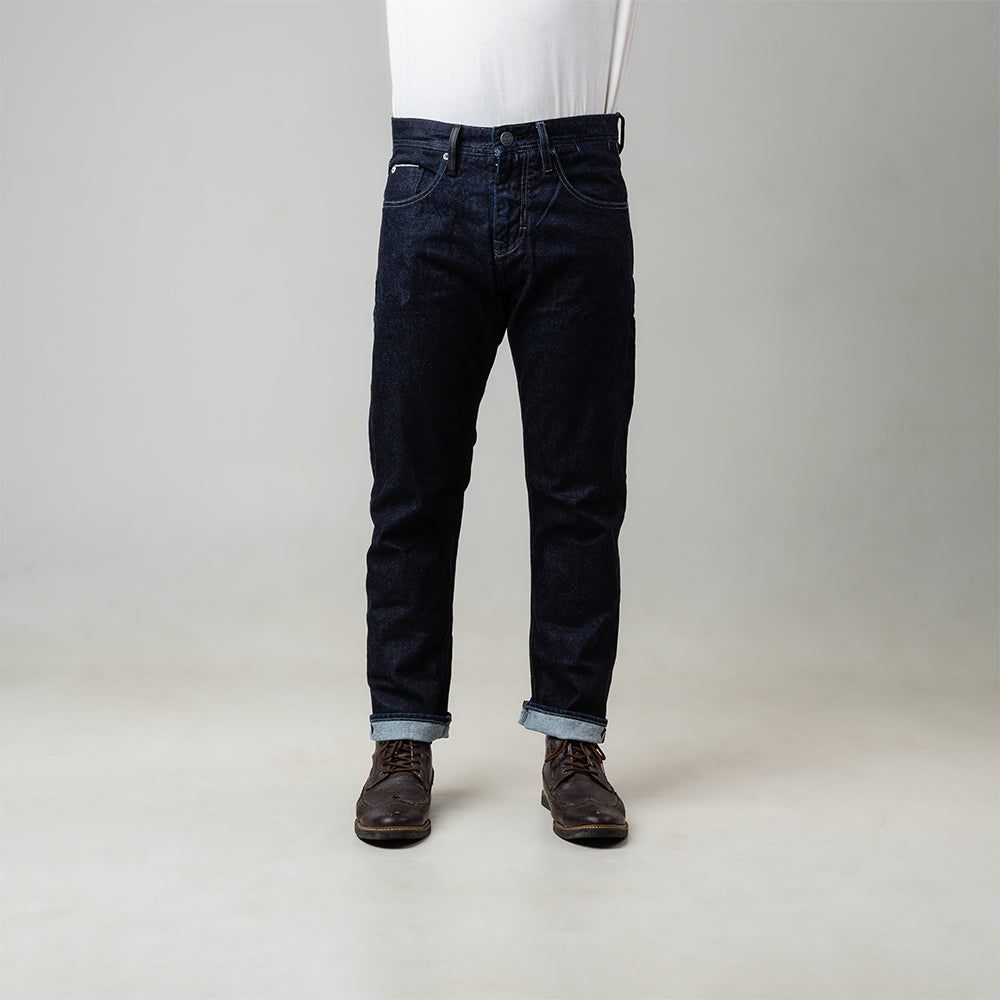 Oxygen Denim 705S Dynamic Selvedge Straight Fit Jeans - Garment Indigo