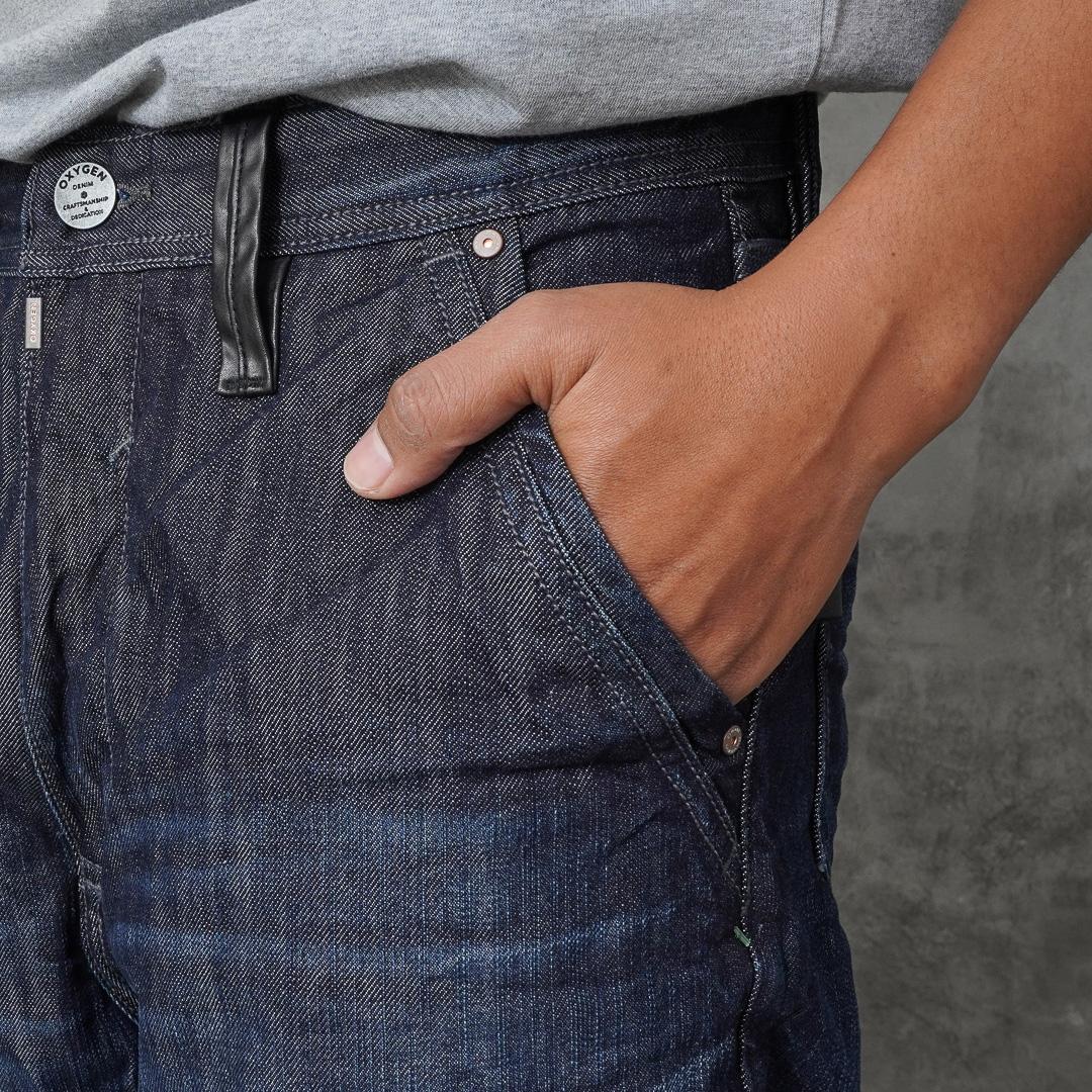 Oxygen Denim Evolve Engineered Baggy Jeans (709-1801)